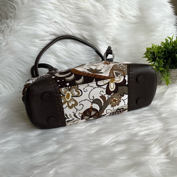 Brighton - Floral Shoulder Bag. Cream/Brown - Picture 4 of 8